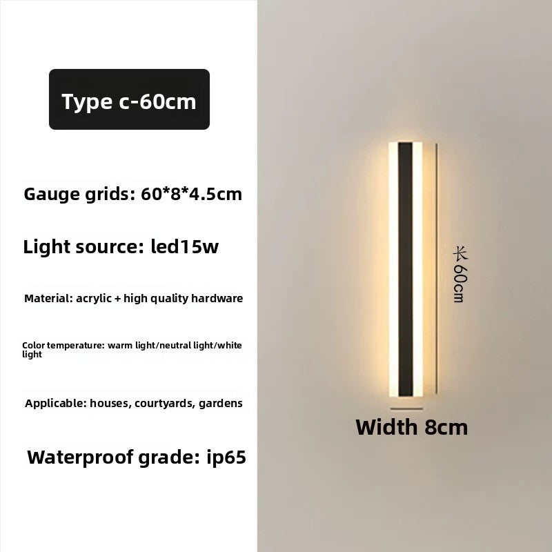 Waterproof Outdoor LED Wall Light ? Exterior Porch & Patio Lighting, Weatherproof Wall Sconce for Home, Garage, Entryway & Garden