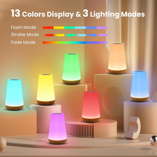 Night Light for Bedroom ? LED Bedside Lamp with Soft Warm Glow, Dimmable Night Light for Kids & Adults, Nursery, Baby Room & Home D�cor