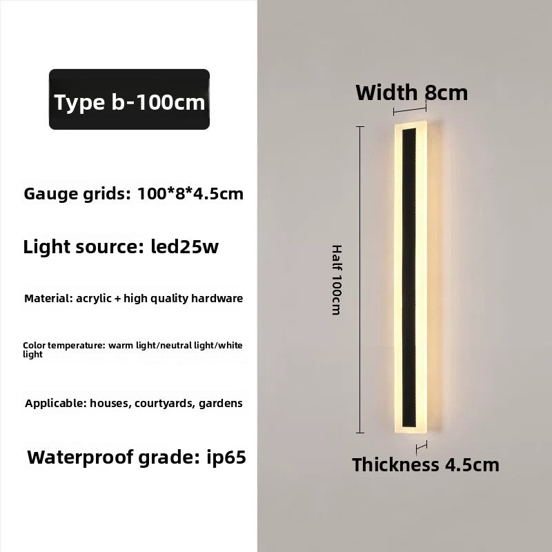 Waterproof Outdoor LED Wall Light ? Exterior Porch & Patio Lighting, Weatherproof Wall Sconce for Home, Garage, Entryway & Garden