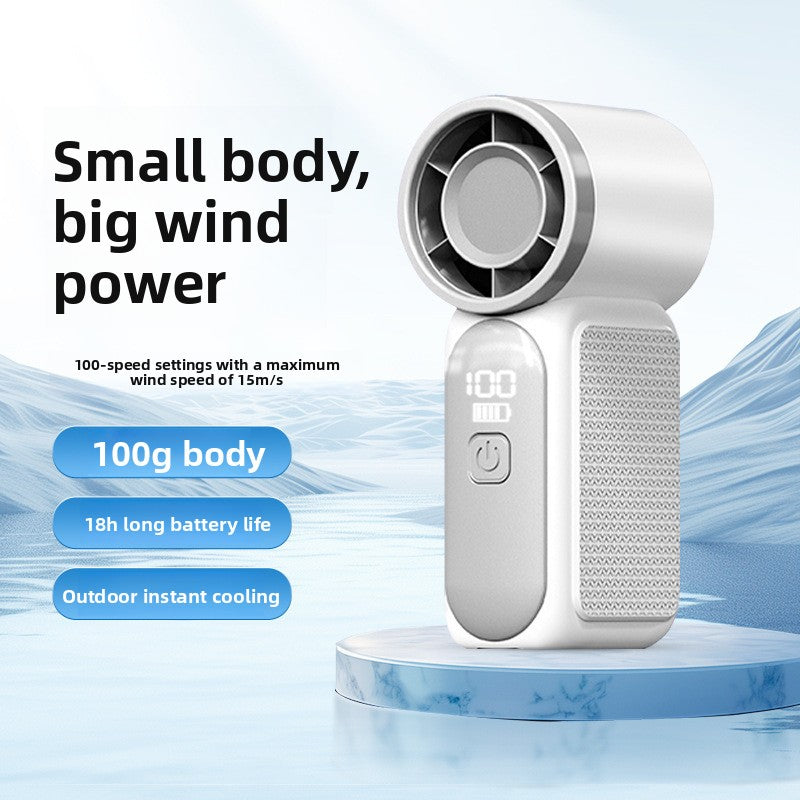 USB Rechargeable Portable Fan ? Cordless Mini Desk Fan with Powerful Airflow, Battery Operated Personal Cooling Fan for Home, Office, Bedroom & Travel