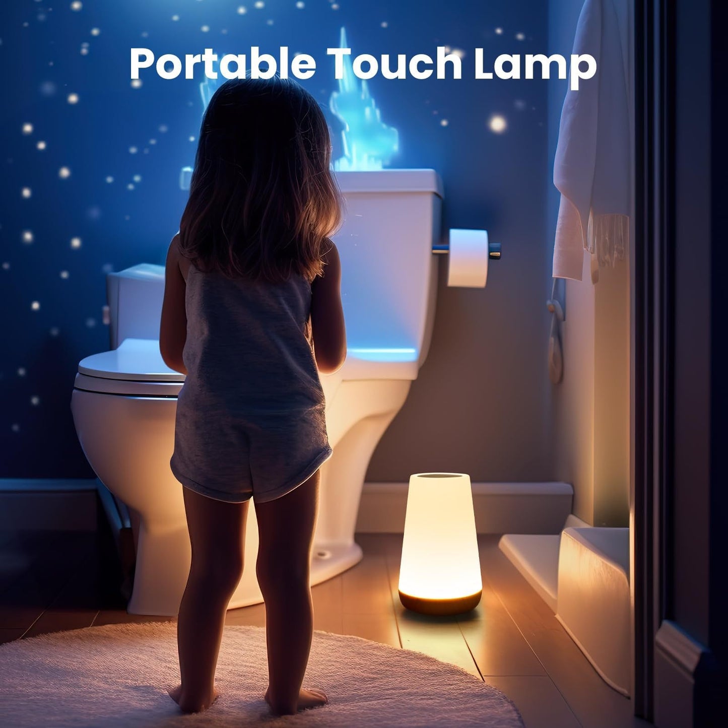 Night Light for Bedroom ? LED Bedside Lamp with Soft Warm Glow, Dimmable Night Light for Kids & Adults, Nursery, Baby Room & Home D�cor