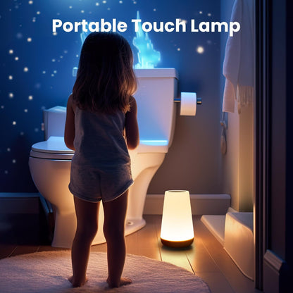 Night Light for Bedroom ? LED Bedside Lamp with Soft Warm Glow, Dimmable Night Light for Kids & Adults, Nursery, Baby Room & Home D�cor