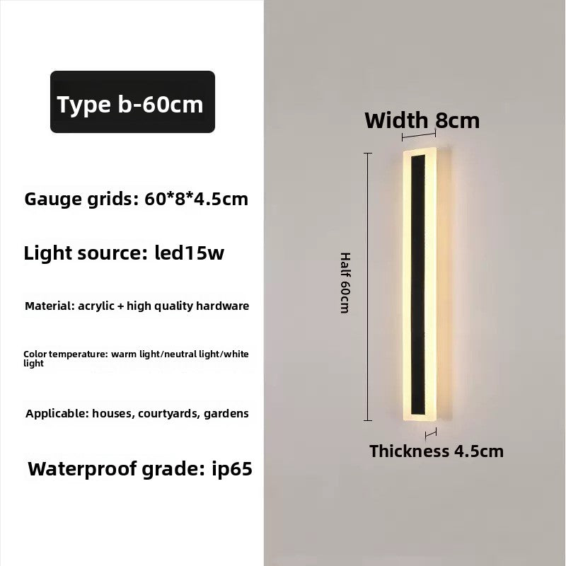 Waterproof Outdoor LED Wall Light ? Exterior Porch & Patio Lighting, Weatherproof Wall Sconce for Home, Garage, Entryway & Garden