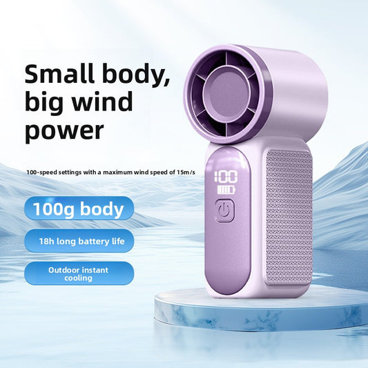 USB Rechargeable Portable Fan ? Cordless Mini Desk Fan with Powerful Airflow, Battery Operated Personal Cooling Fan for Home, Office, Bedroom & Travel