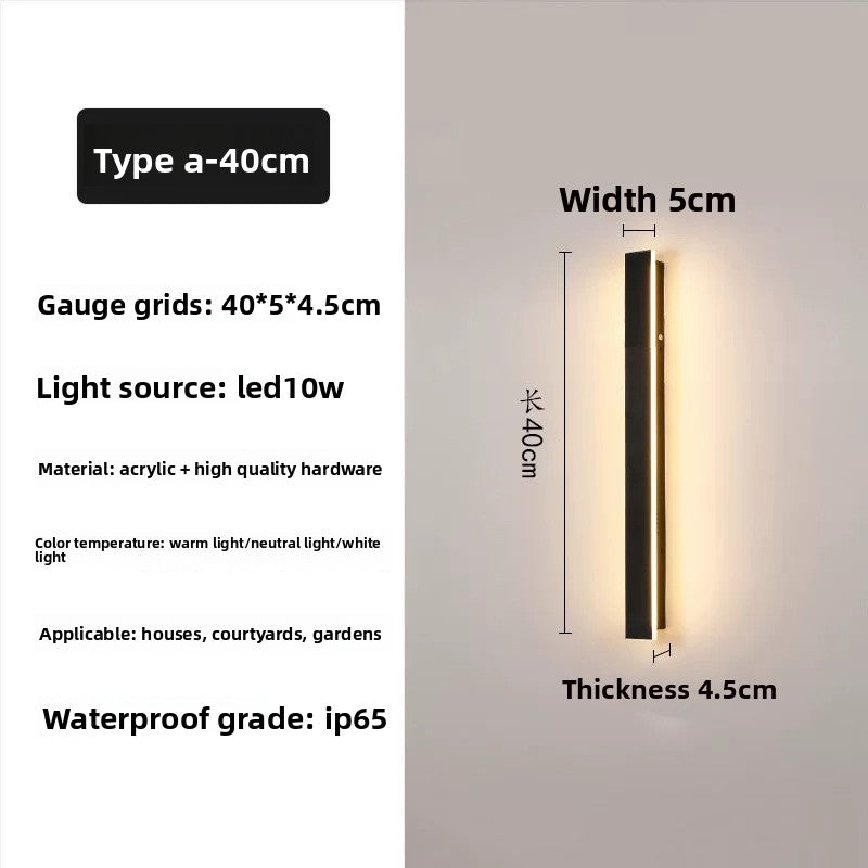 Waterproof Outdoor LED Wall Light ? Exterior Porch & Patio Lighting, Weatherproof Wall Sconce for Home, Garage, Entryway & Garden