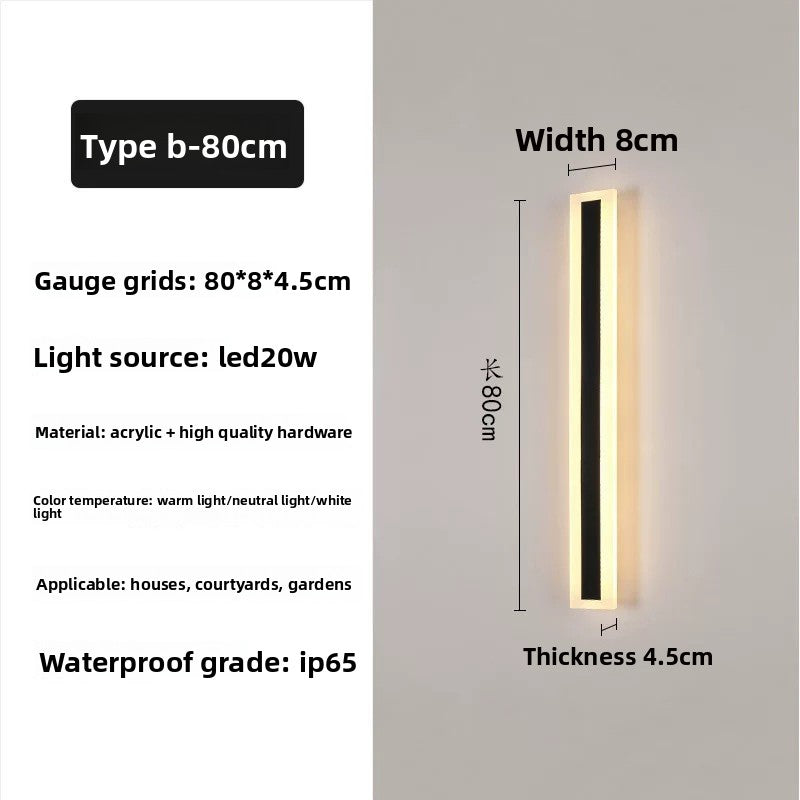 Waterproof Outdoor LED Wall Light ? Exterior Porch & Patio Lighting, Weatherproof Wall Sconce for Home, Garage, Entryway & Garden