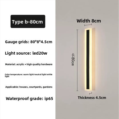 Waterproof Outdoor LED Wall Light ? Exterior Porch & Patio Lighting, Weatherproof Wall Sconce for Home, Garage, Entryway & Garden