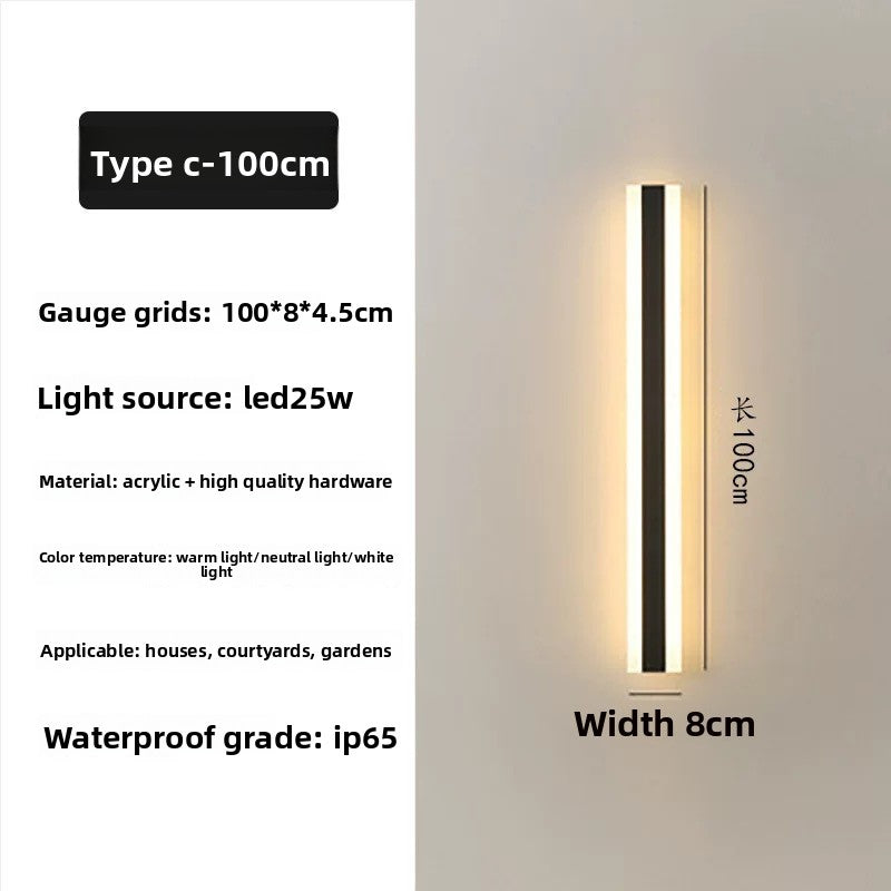 Waterproof Outdoor LED Wall Light ? Exterior Porch & Patio Lighting, Weatherproof Wall Sconce for Home, Garage, Entryway & Garden