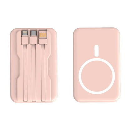 MagSafe Magnetic Wireless Power Bank ? Portable 10,000mAh Magnetic Battery Pack, Fast Wireless Charger for iPhone, USB-C Rechargeable Power Bank for Travel & Everyday Use