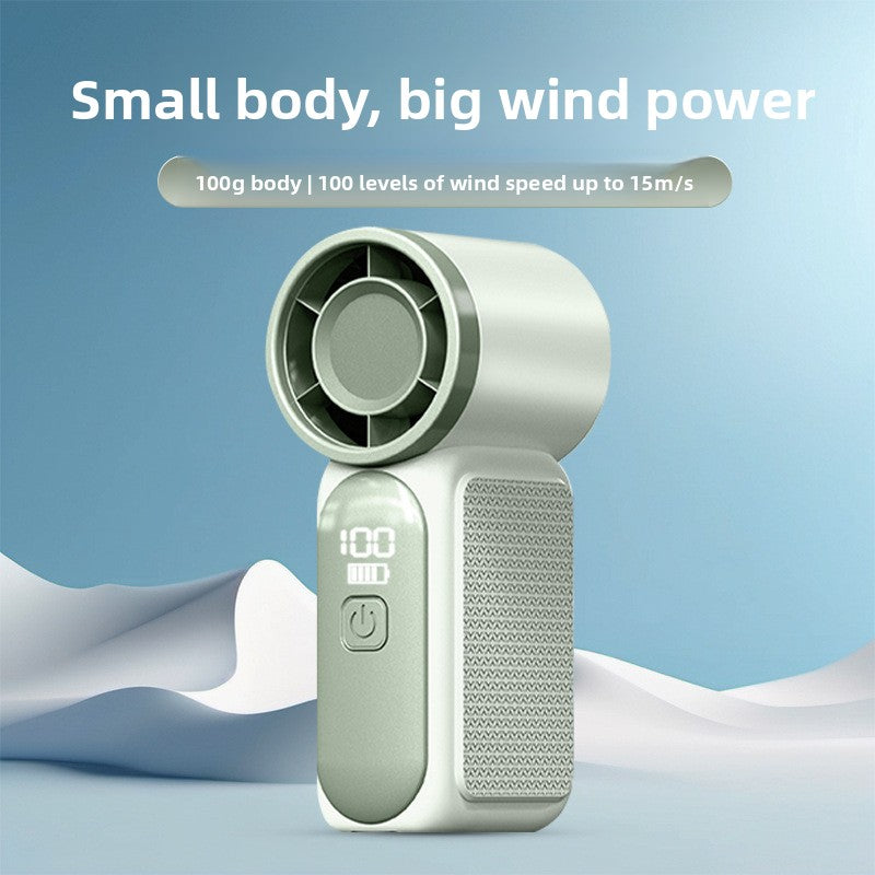 USB Rechargeable Portable Fan ? Cordless Mini Desk Fan with Powerful Airflow, Battery Operated Personal Cooling Fan for Home, Office, Bedroom & Travel