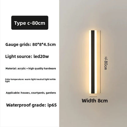 Waterproof Outdoor LED Wall Light ? Exterior Porch & Patio Lighting, Weatherproof Wall Sconce for Home, Garage, Entryway & Garden
