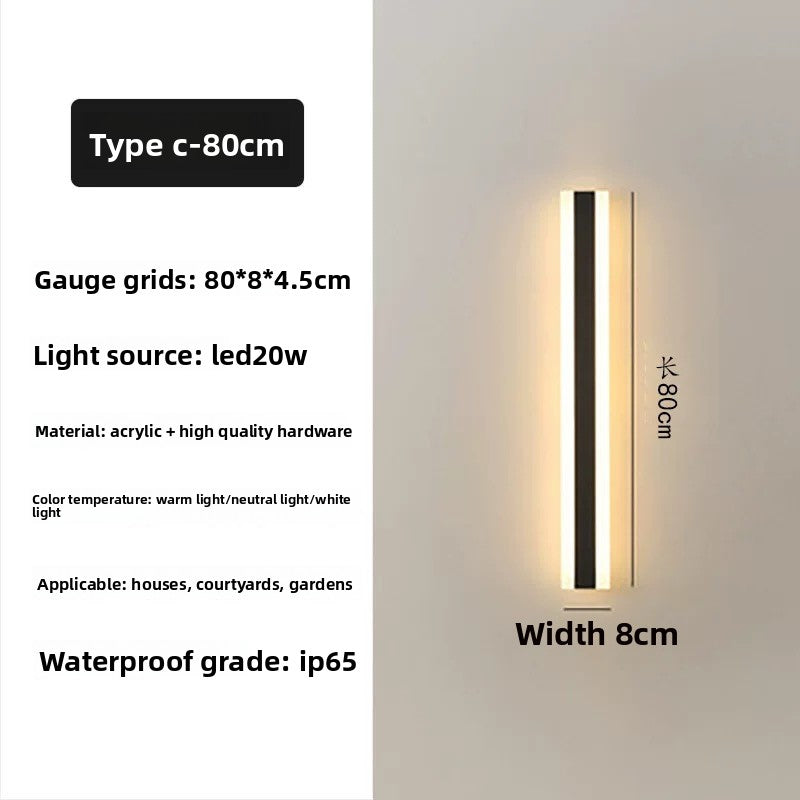 Waterproof Outdoor LED Wall Light ? Exterior Porch & Patio Lighting, Weatherproof Wall Sconce for Home, Garage, Entryway & Garden