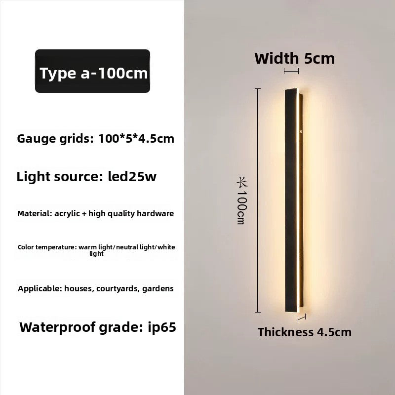 Waterproof Outdoor LED Wall Light ? Exterior Porch & Patio Lighting, Weatherproof Wall Sconce for Home, Garage, Entryway & Garden