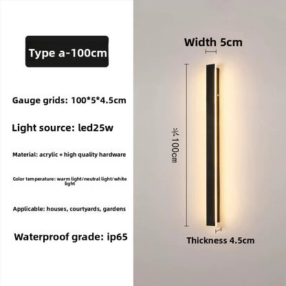 Waterproof Outdoor LED Wall Light ? Exterior Porch & Patio Lighting, Weatherproof Wall Sconce for Home, Garage, Entryway & Garden