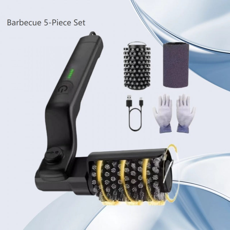Electric BBQ Grill Cleaning Brush ? Powerful Grill Scrubber & Barbecue Cleaning Tool