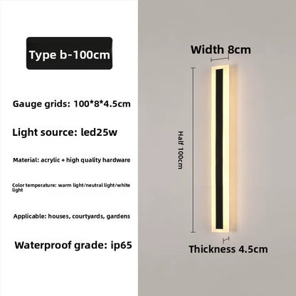 Waterproof Outdoor LED Wall Light ? Exterior Porch & Patio Lighting, Weatherproof Wall Sconce for Home, Garage, Entryway & Garden