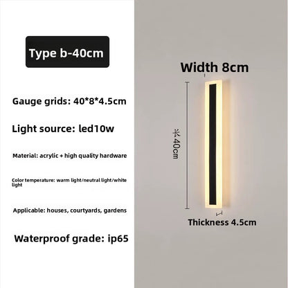 Waterproof Outdoor LED Wall Light ? Exterior Porch & Patio Lighting, Weatherproof Wall Sconce for Home, Garage, Entryway & Garden