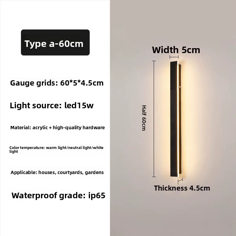 Waterproof Outdoor LED Wall Light ? Exterior Porch & Patio Lighting, Weatherproof Wall Sconce for Home, Garage, Entryway & Garden
