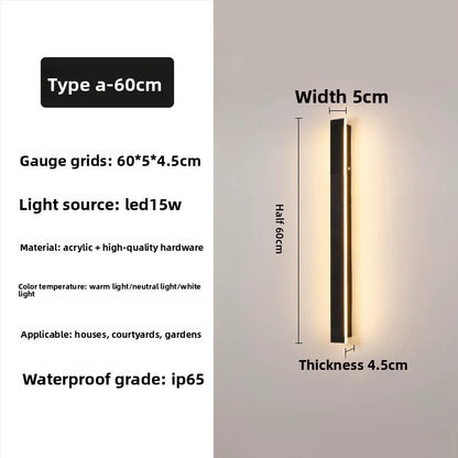 Waterproof Outdoor LED Wall Light ? Exterior Porch & Patio Lighting, Weatherproof Wall Sconce for Home, Garage, Entryway & Garden